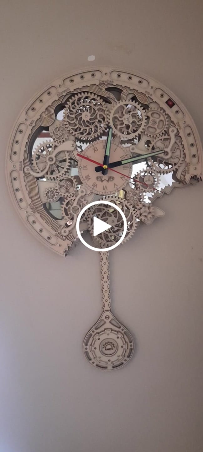 Customer video review of Rokrgeek Gear Pendulum Clock 3D Wooden Puzzle