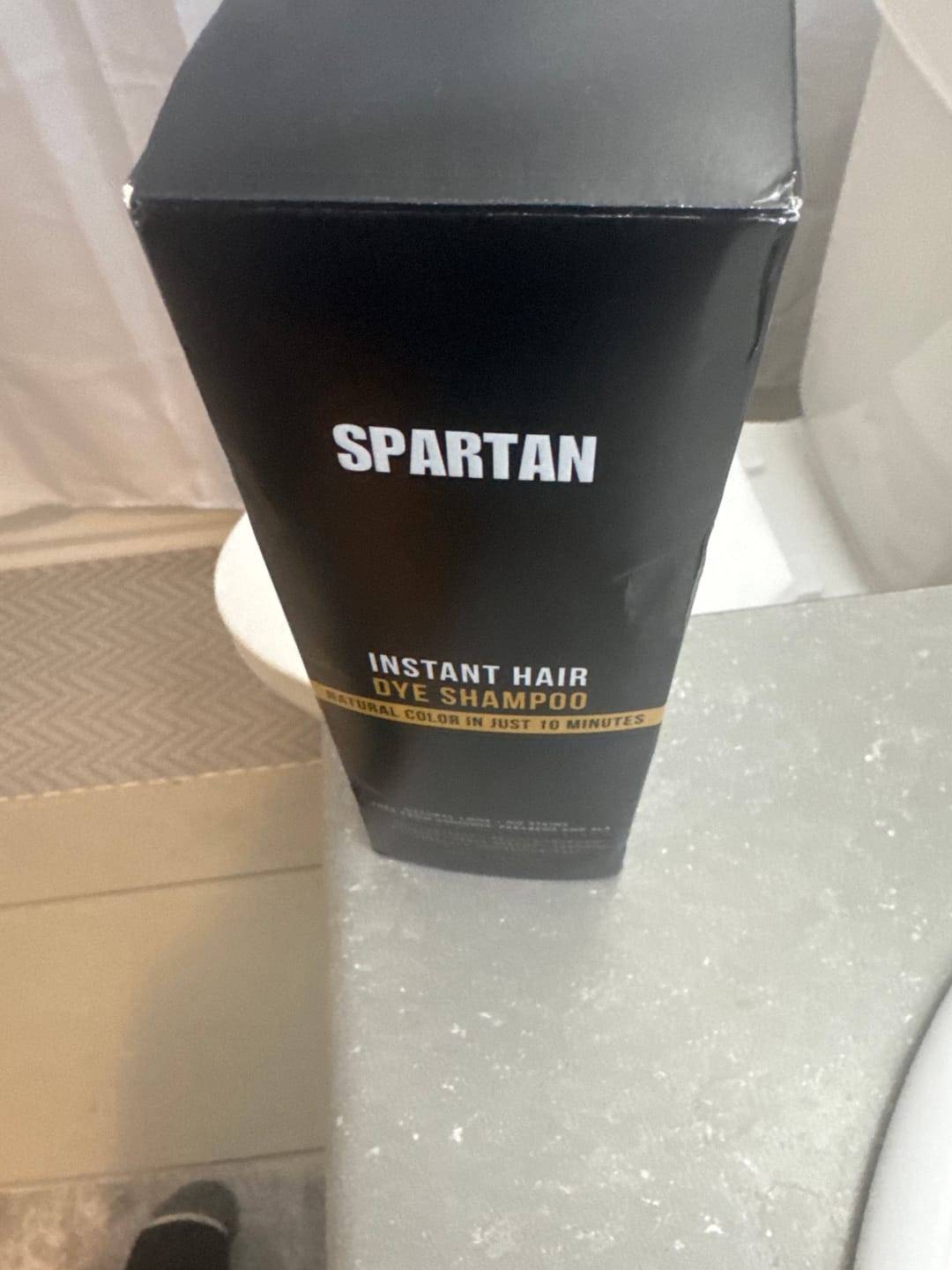 Customer photo review of SPARTAN™ - Instant Hair Dye Shampoo