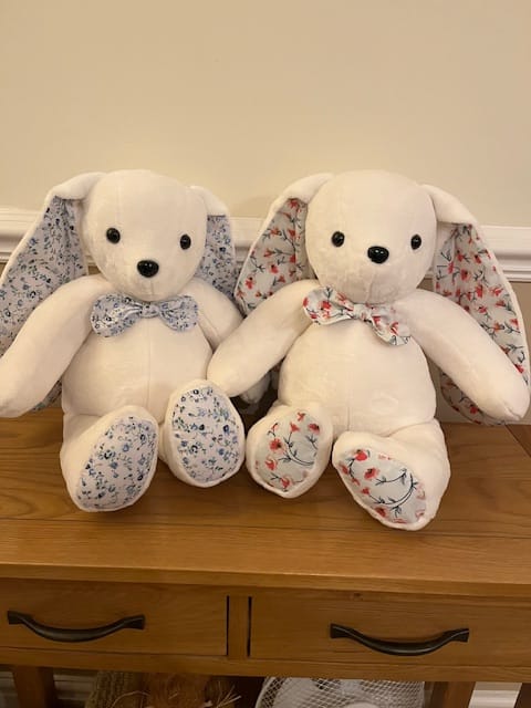 Customer photo review of Plain Cuddle Fleece Fabric