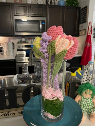 Customer photo review of Crochet Light Leaf