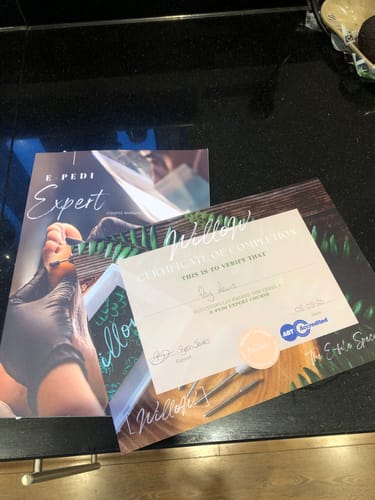 Customer photo review of E-Pedi Expert Course - Swindon