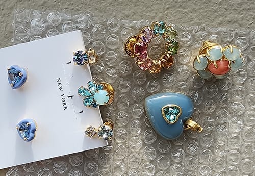 Customer photo review of Elodie Heart Pendant