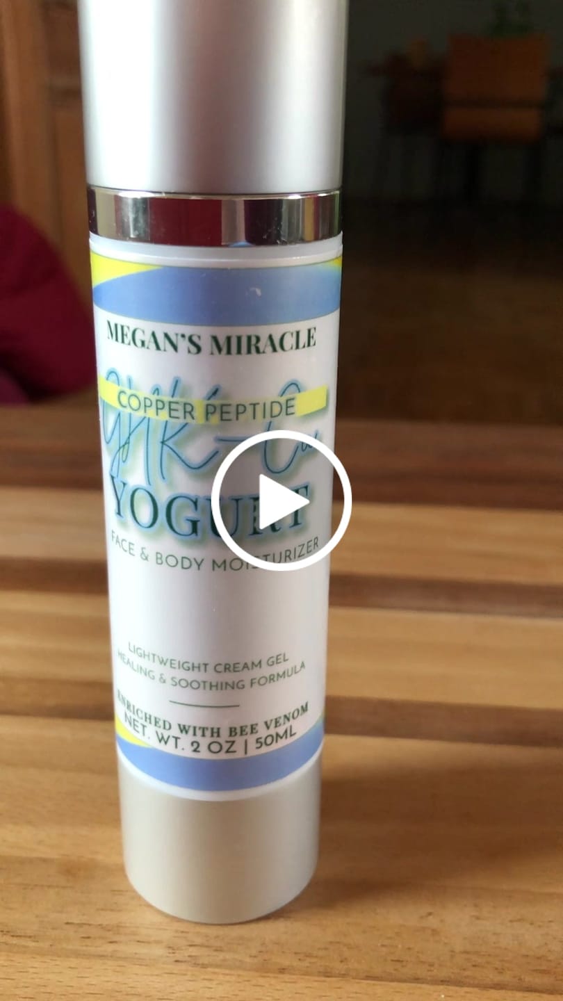 Customer video review of Copper Peptide Yogurt Moisturizer