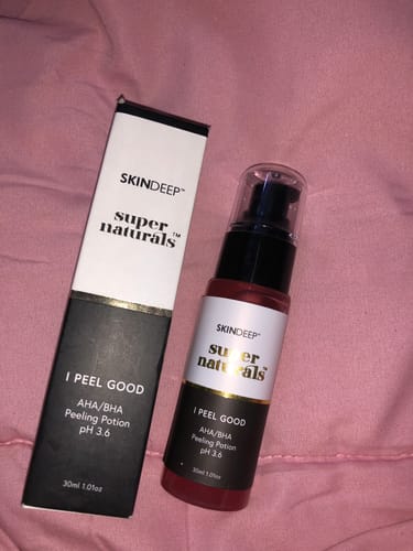 Customer photo review of CLEARANCE I PEEL GOOD - AHA/BHA Peeling Potion