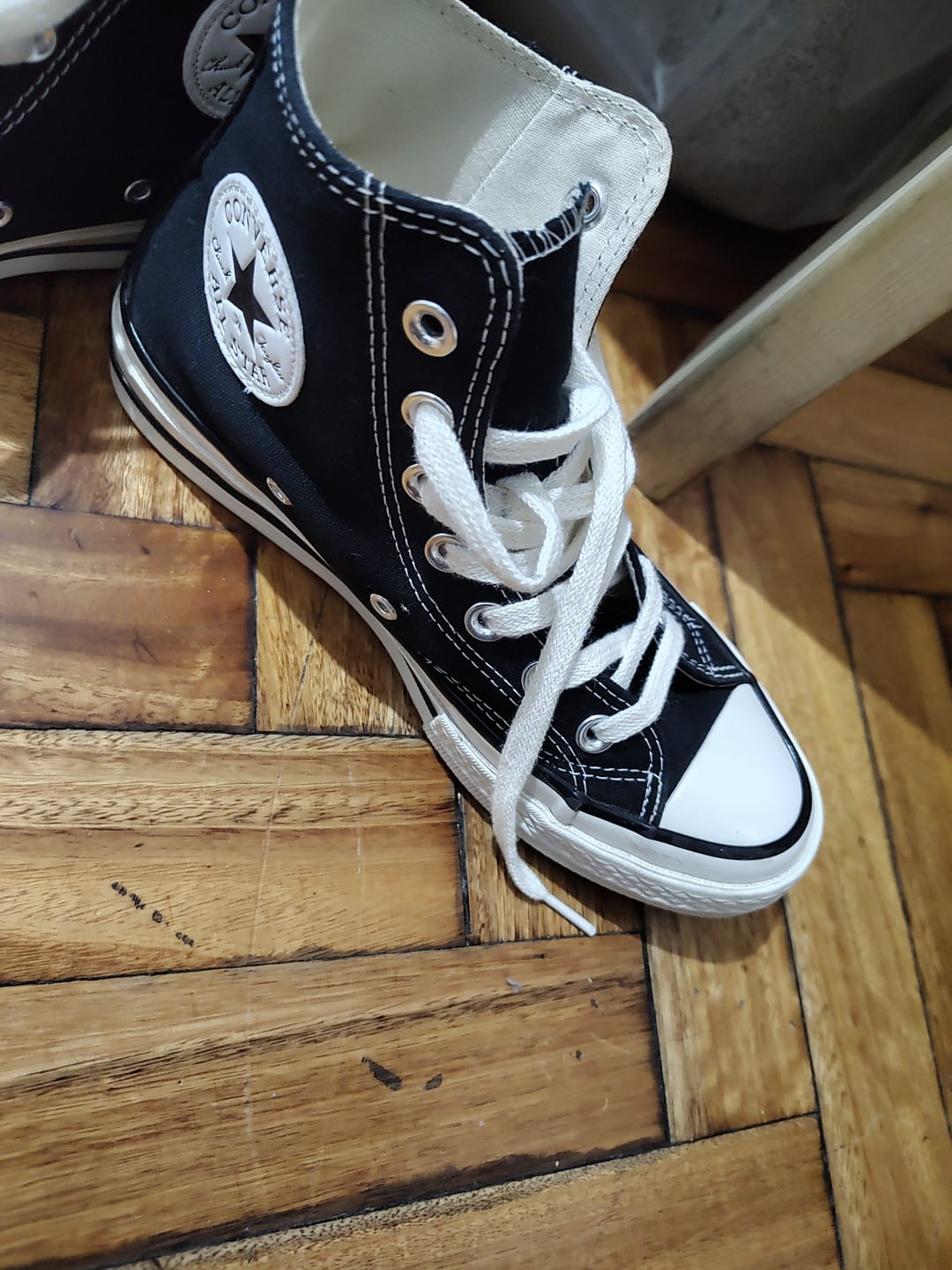 Customer photo review of Zapatillas Converse Chuck 70 Hi Negro Blanco