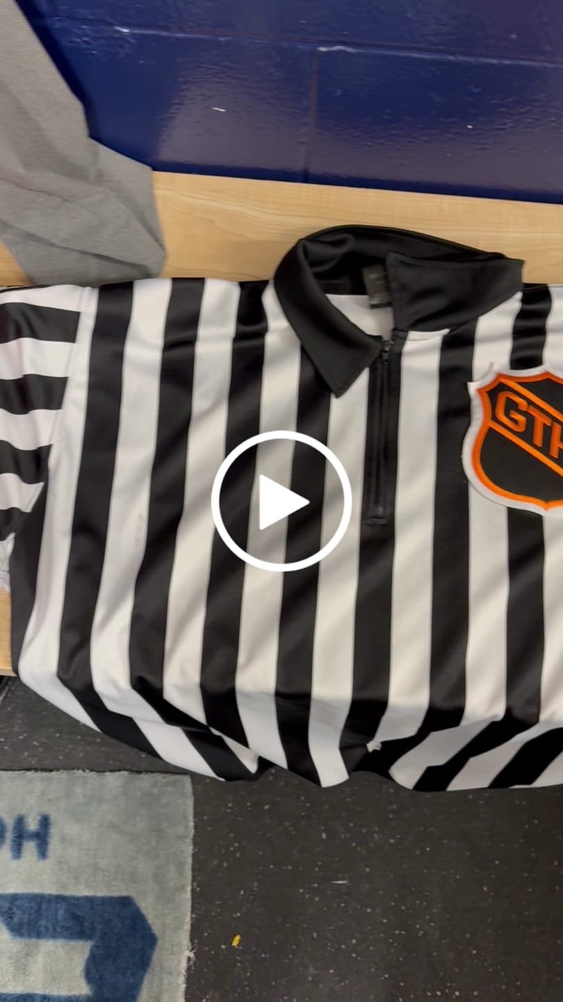 Customer video review of ZR-PRO HOCKEY REFEREE JERSEY W/ SEWN-IN ARM BANDS