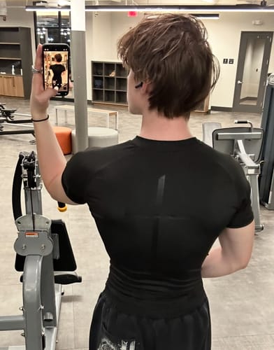 Customer photo review of Soldier of God Compression Tee - Black
