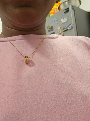 Customer photo review of Be Brave Necklace