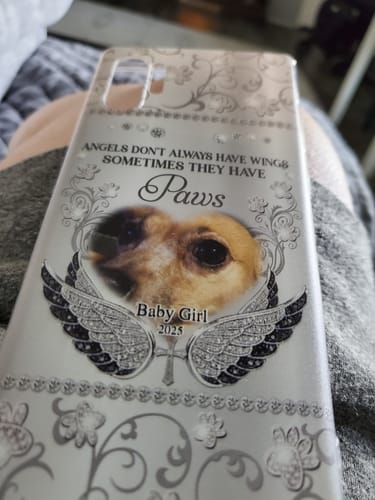 Customer photo review of Personalized Dog Phone Case Multi Colors