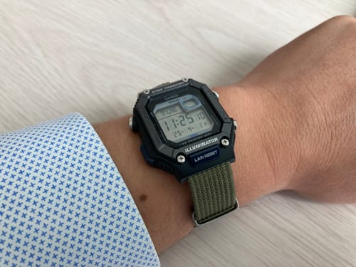 Customer photo review of Reloj Casio Vintage WS-B1000-1AV Bluetooth Step Tracker