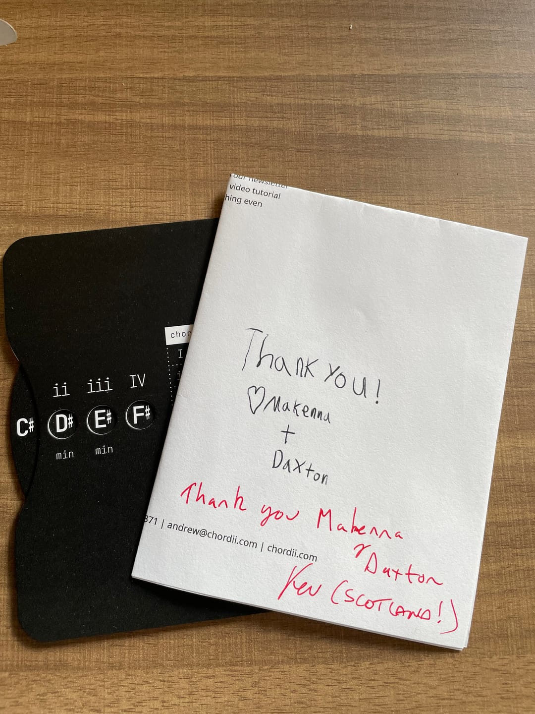 Customer photo review of Chordii