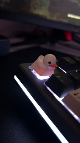 Customer photo review of Duckey Keycap