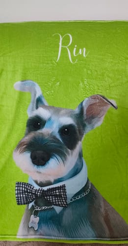 Customer photo review of Petcanvaオーダーメイド ペット似顔絵