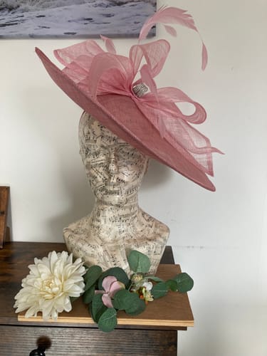 Customer photo review of Sinamay Side Sweep Hat Base 43 x 45cm HA080