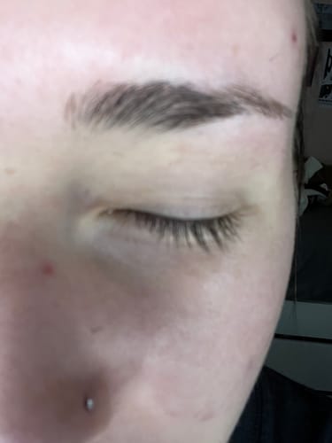 Customer photo review of Lash Growth Serum