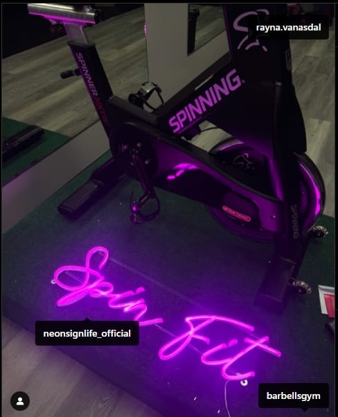 Customer photo review of Custom Made Neon Signs Bring Your Imagination to Life