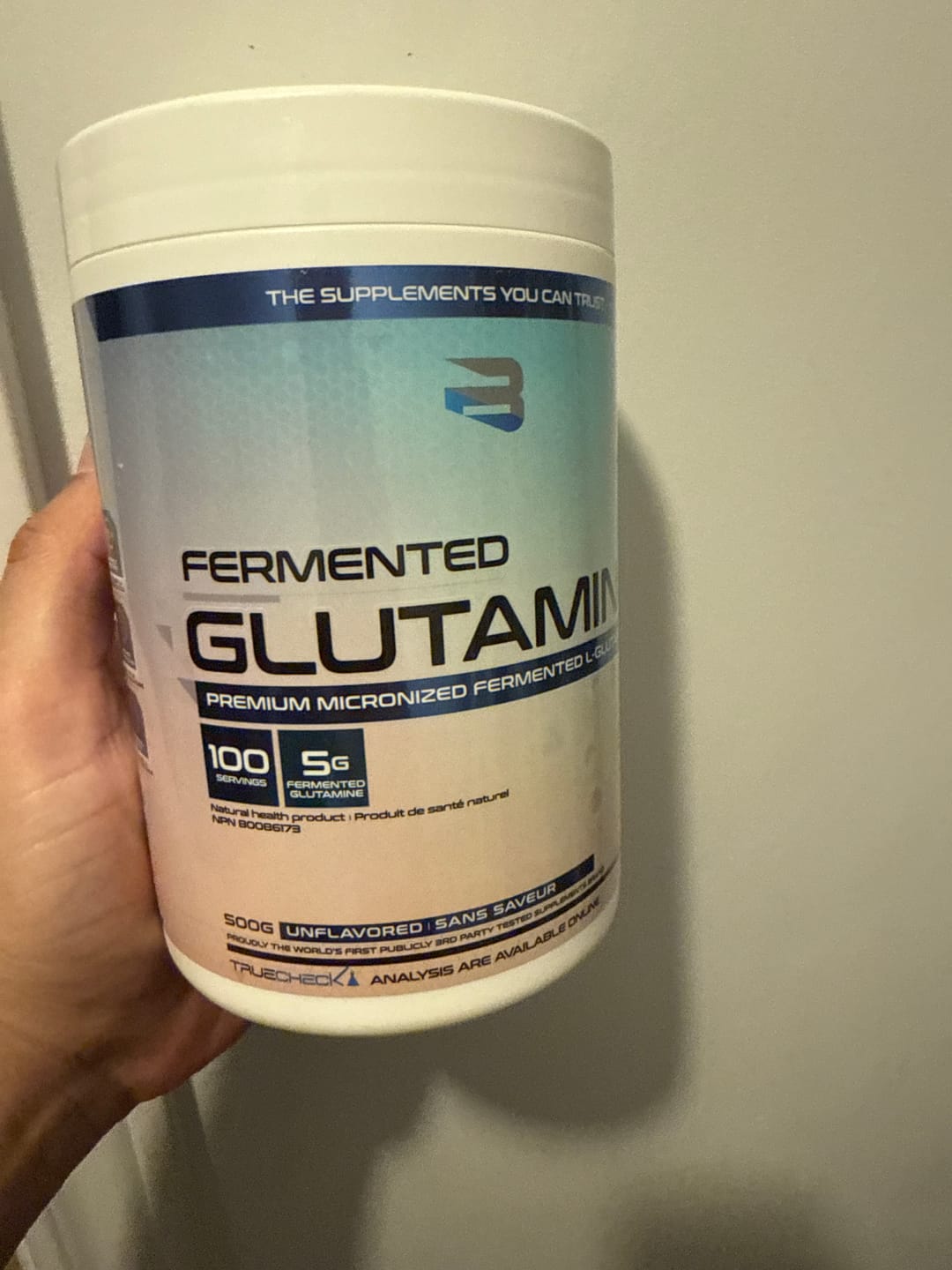Customer photo review of Glutamine