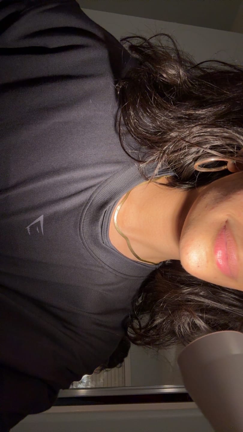 Customer photo review of Herringbone Necklace