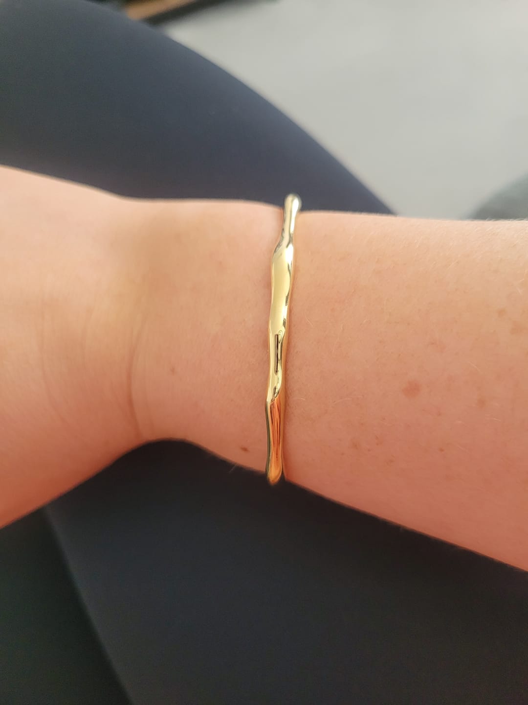 Customer photo review of Bamboo Bangle