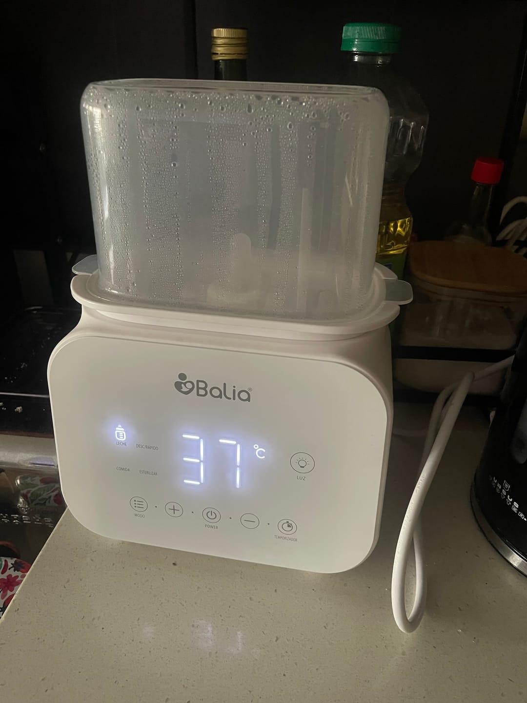 Customer photo review of Calentador de mamaderas 4 en 1