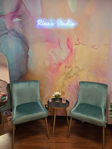 Customer photo review of "Bubble" Oversized Wall Mural