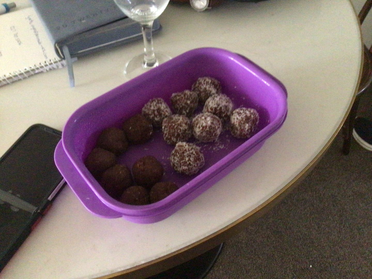 Customer photo review of Mint Chocolate Chip Rad Ball Mix