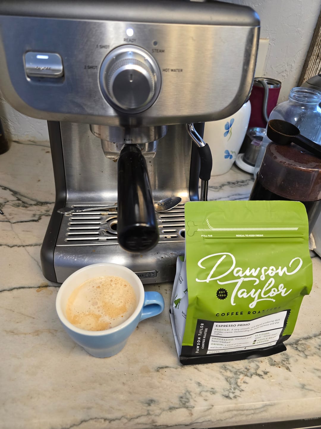 Customer photo review of Espresso Primo