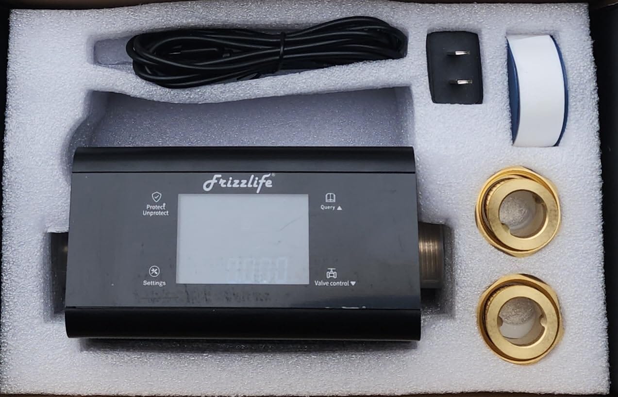 Customer photo review of Frizzlife LP365/LP365-P Smart Water Monitor and Automatic Shutoff Sensor,LP365/LP365-P