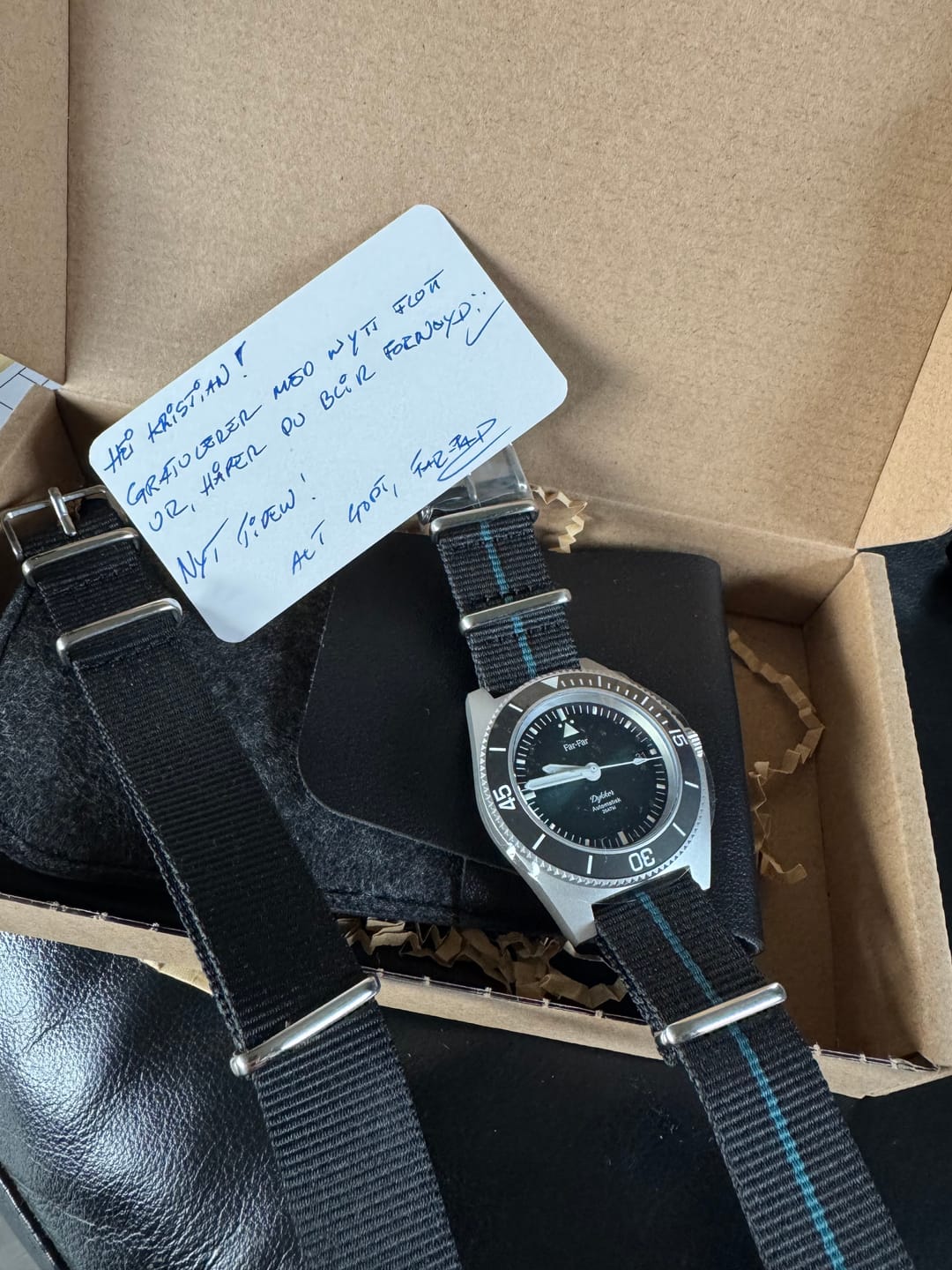 Customer photo review of Far-Far Automatisk Dykker Havblå