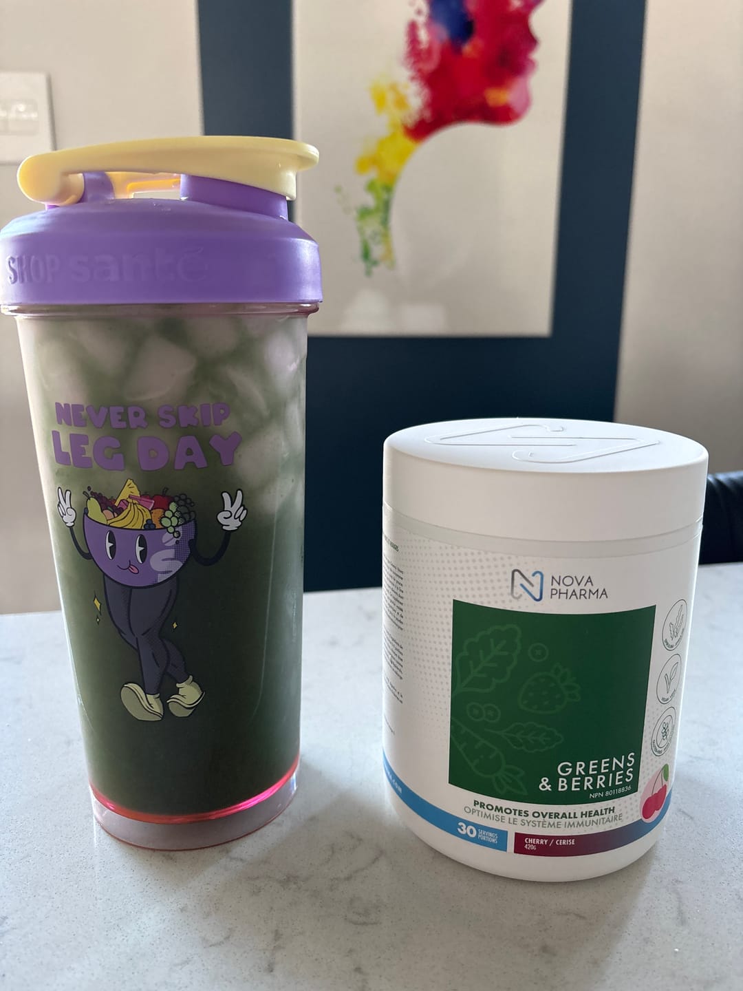 Customer photo review of Nova Pharma - Greens & Berries 420g
