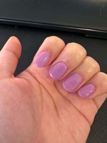 Customer photo review of Violet Sand Dipping Powder