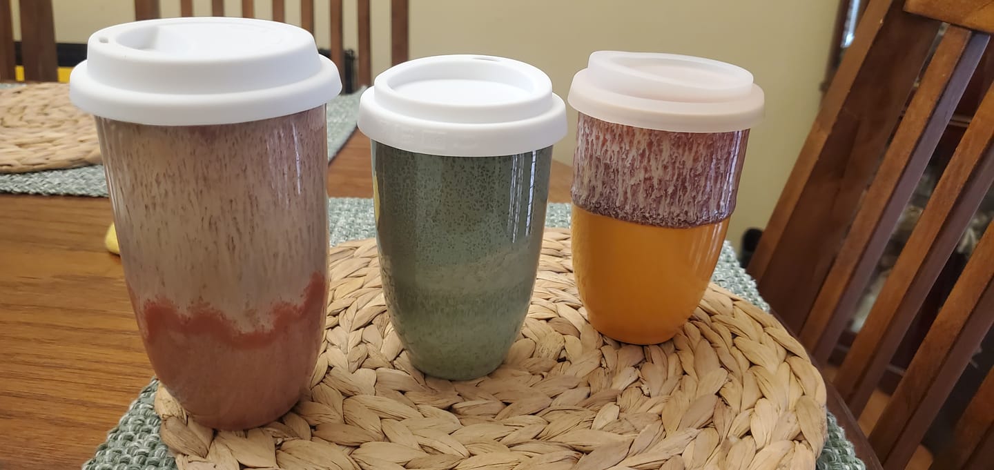 Customer photo review of Grapefruit Cup 12oz (Includes Lid & Band)