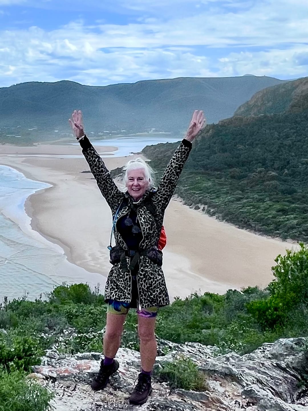 Customer photo review of LIMITED EDITION Leopard Raincoat