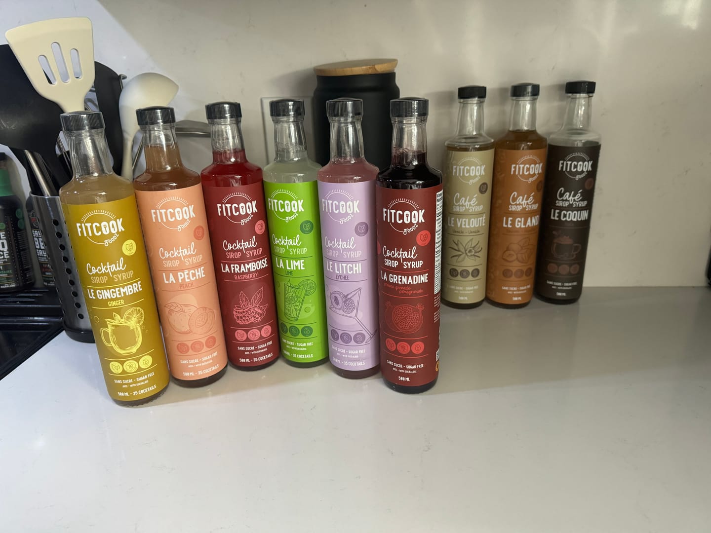 Customer photo review of Fitcook Foodz - Sirop pour Café 500ml