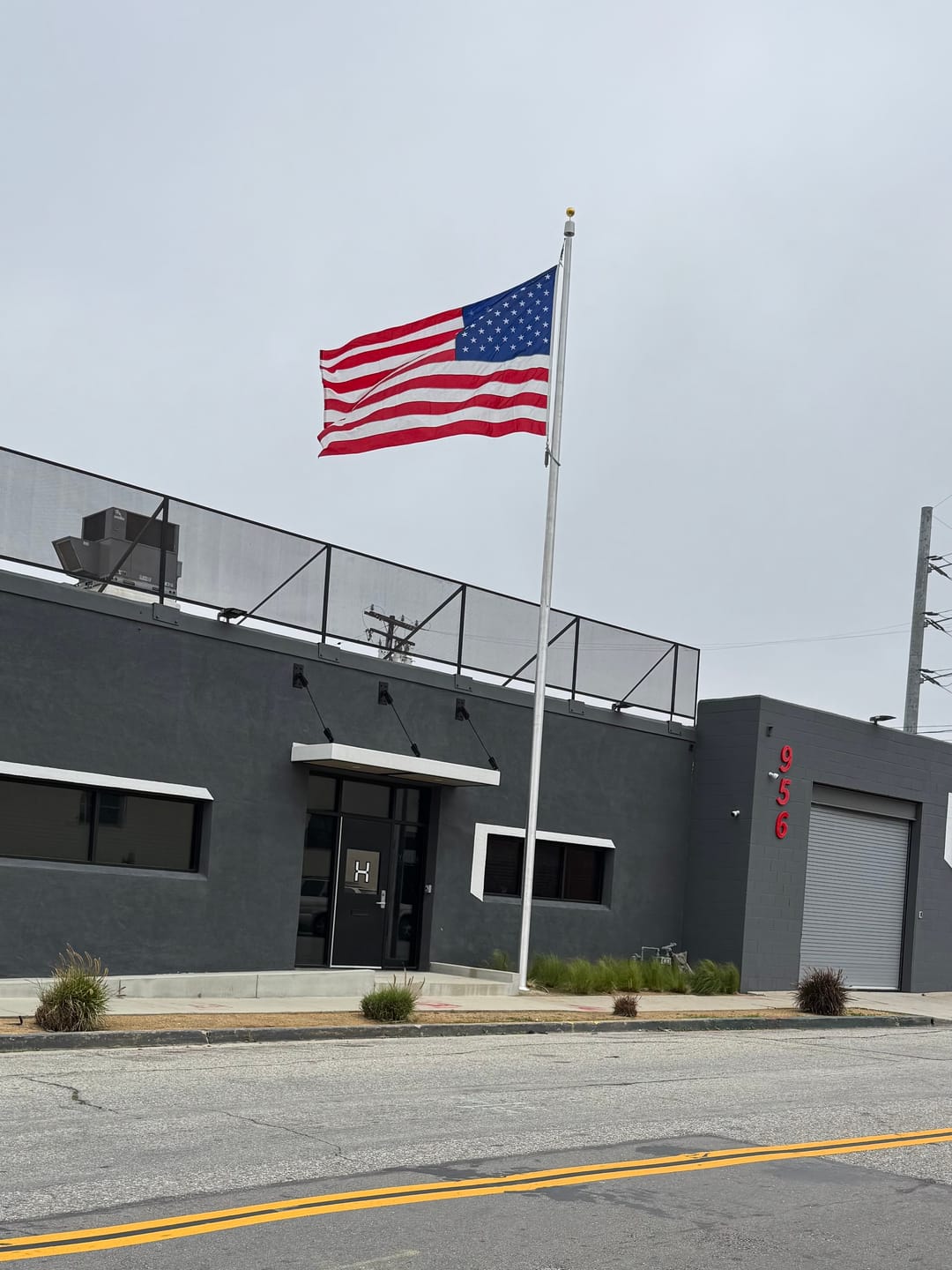 Customer photo review of 35 ft. Commercial Flagpole with Internal Cable Halyard, Rated At 91 mph