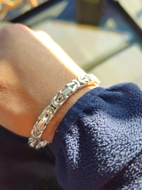 Customer photo review of Kejsarlänk Armband 6mm - 925 Silver