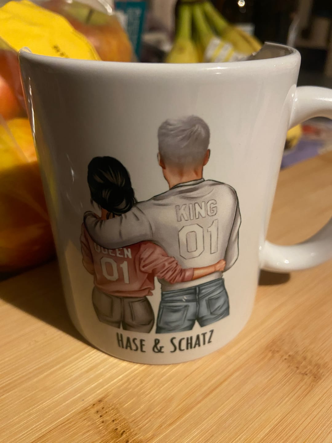 Customer photo review of Jeden Tag - Paar-Tasse