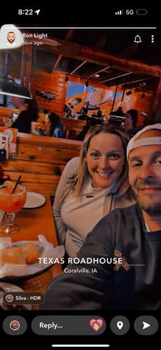 Customer photo review of Woven Thick Trim Tank