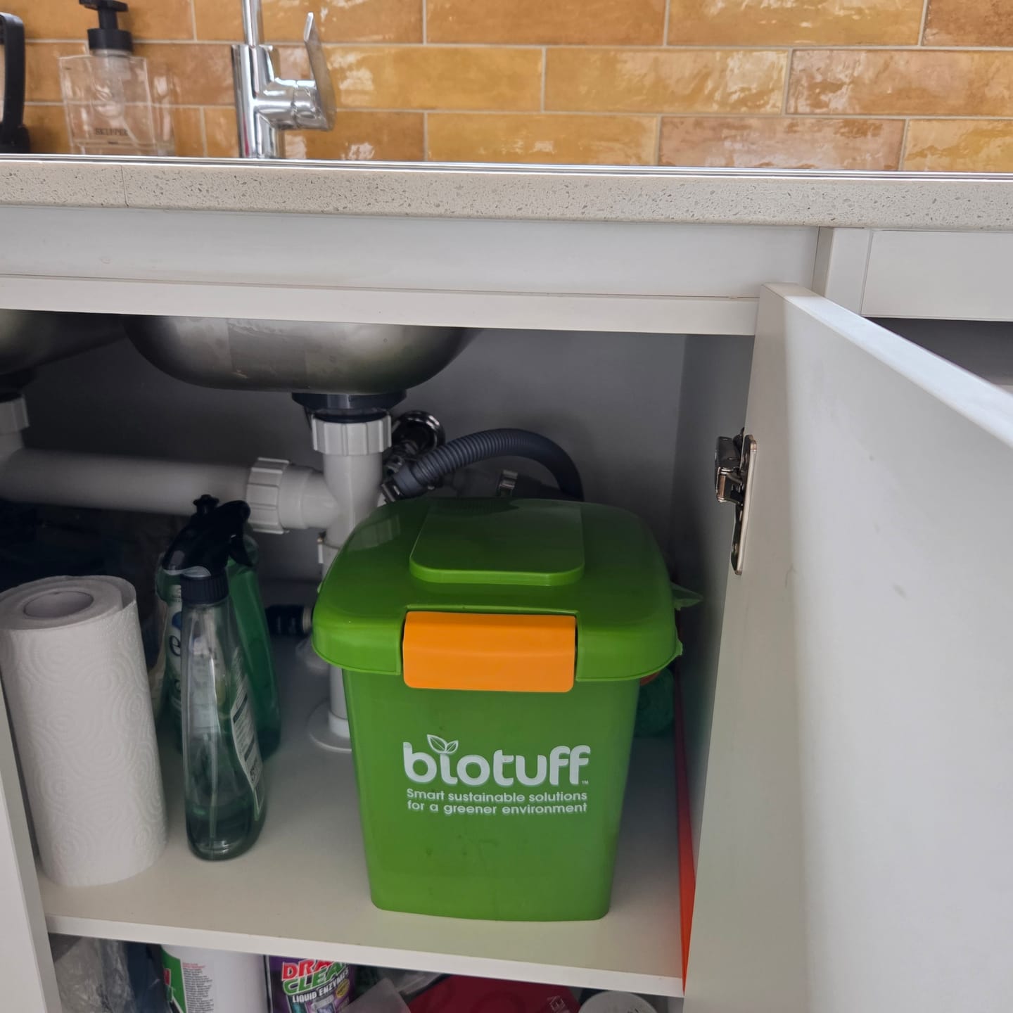 Customer photo review of 8L Kitchen Caddy/Bin
