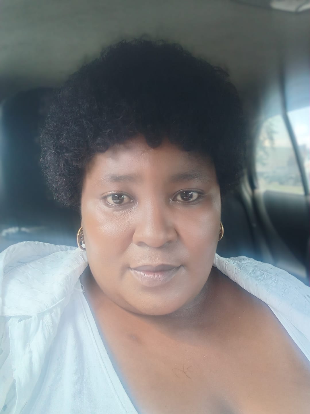 Customer photo review of Brazilian Curly Afro full Cap 8"