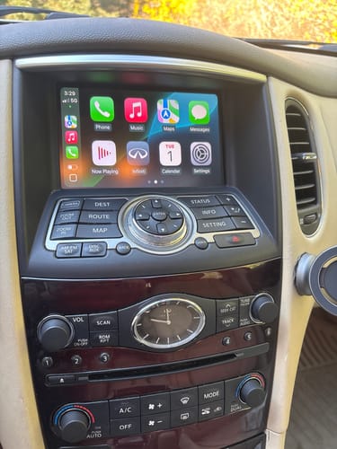 Customer photo review of Infiniti EX35 2010-2013 — Wireless Apple CarPlay & Android Auto Module