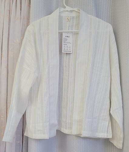 Customer photo review of Cream Puff 泡芙 Modernized Song Dynasty Feijixiu Pure Cotton Top