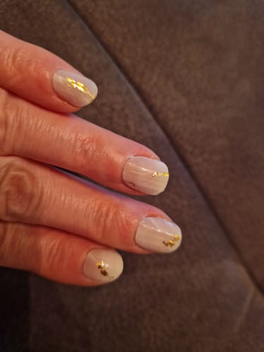 Heike F. review of UV Gel: Gold Rush Marble image 1 out of 1