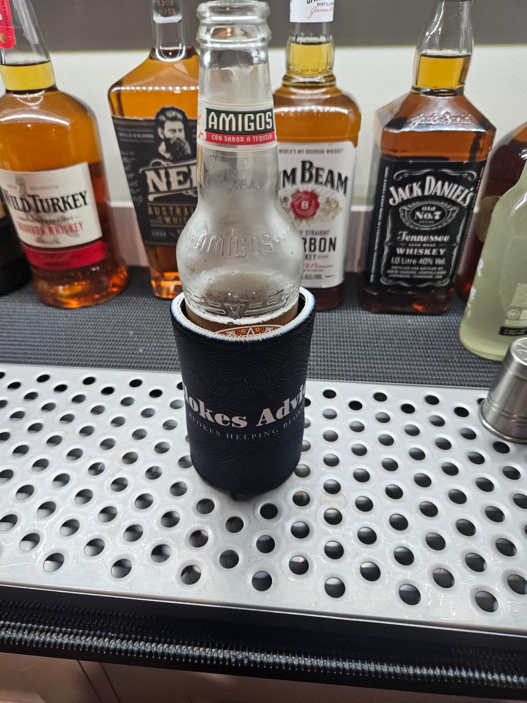 Customer photo review of Logo Stubby Cooler