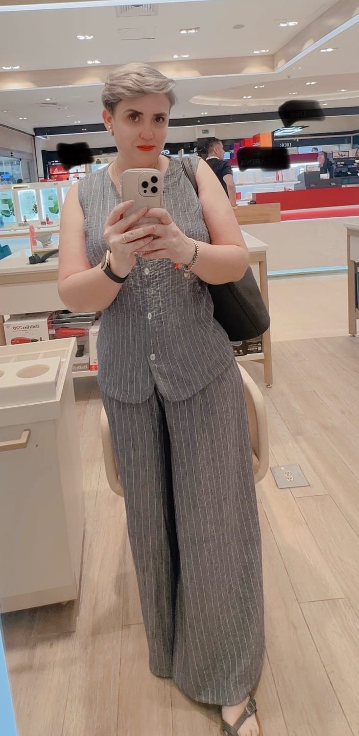 Customer photo review of Conjunto palazzo rayas