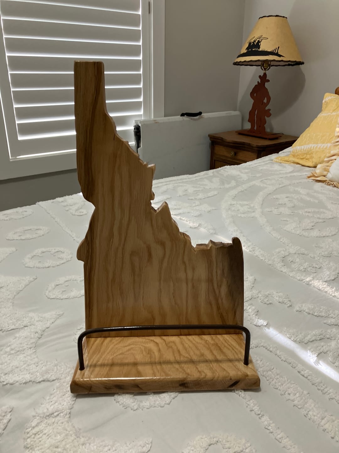 Customer photo review of 16.0x10.3" State Of Idaho Acrylic Router Template