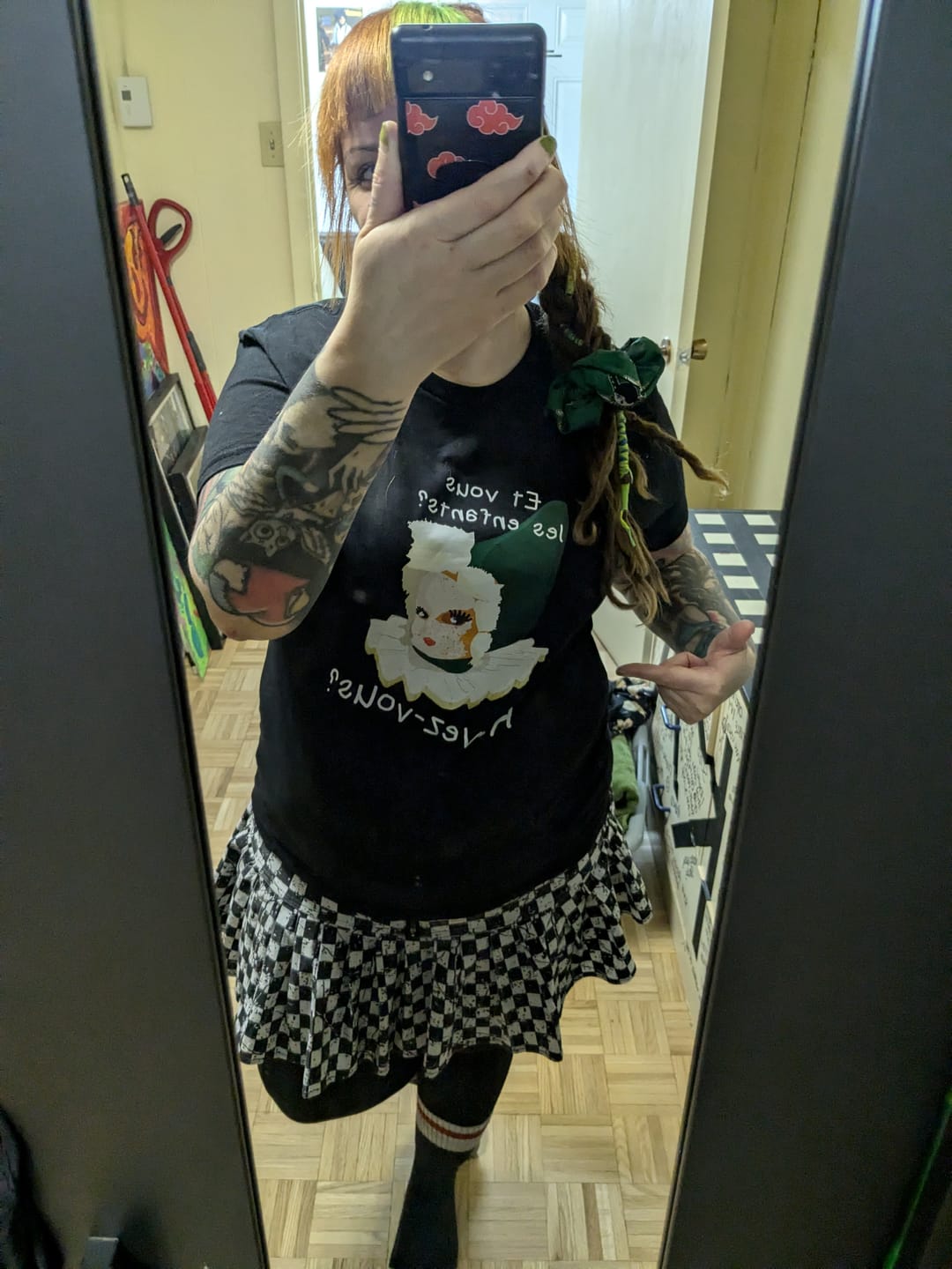 Customer photo review of T-shirt femme - Mario "Rêvez-vous?"