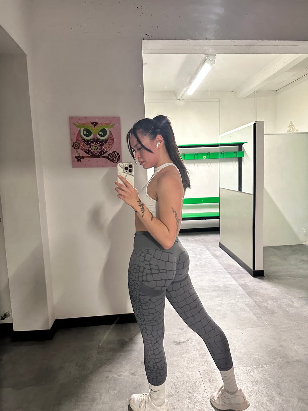 Customer photo review of Leggings Push Up All-up Grigio Ira Cocco