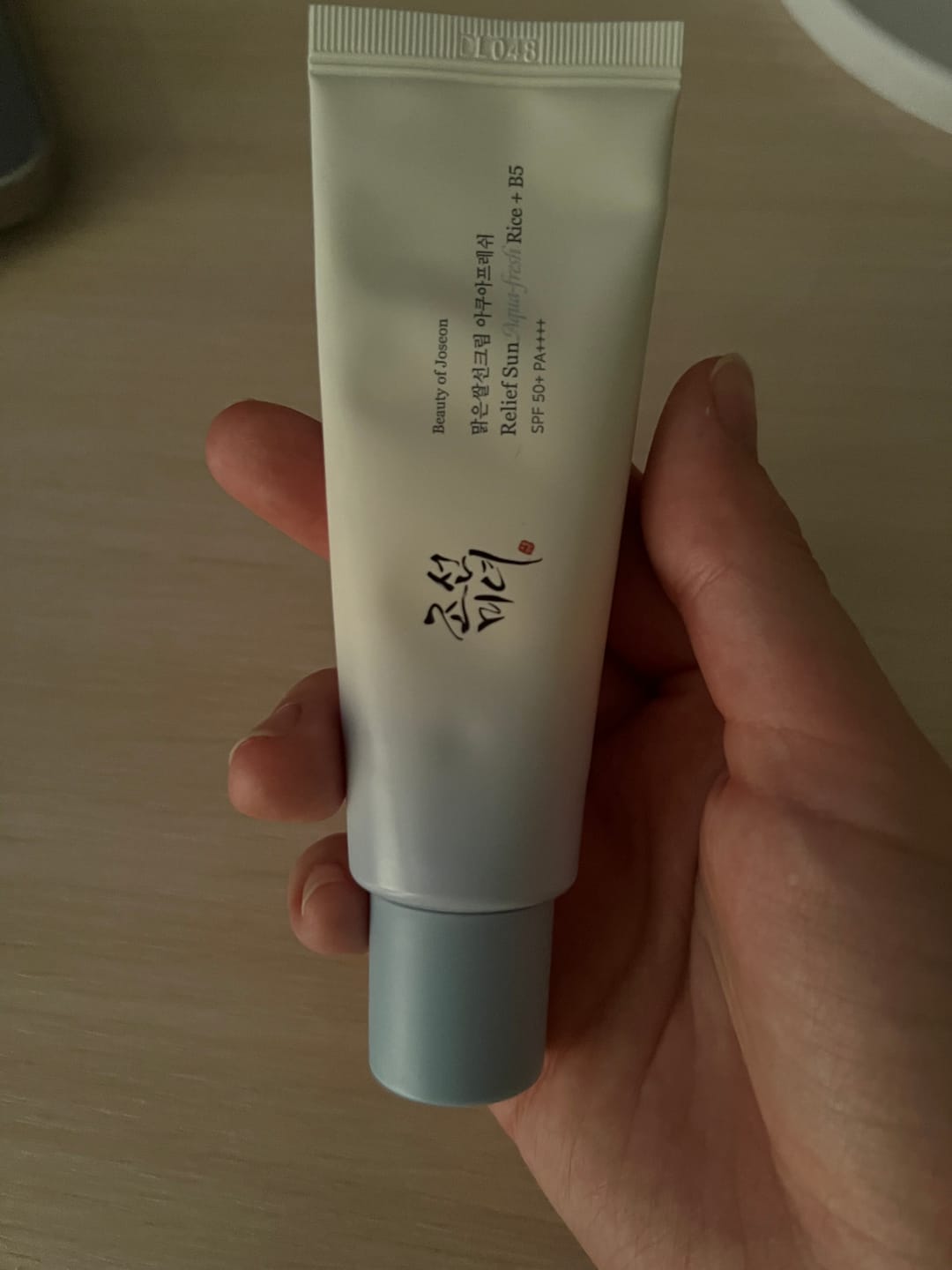 Customer photo review of Gaisīgs saules aizsargkrēms ar pantenolu Beauty of Joseon Relief Sun Aqua-fresh Rice+B5 SPF50+ PA++++