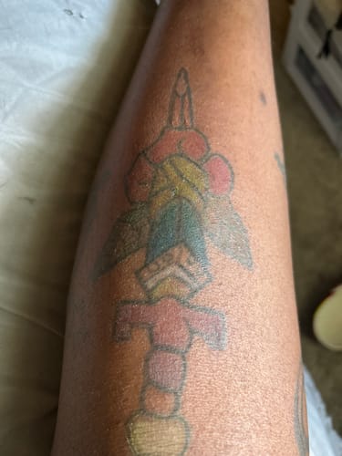 Customer photo review of Tattoo Ink Set